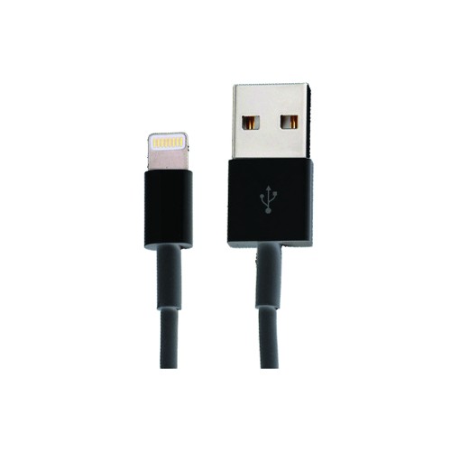 BLACK IPHONE 5/6/7/8/X CABLE