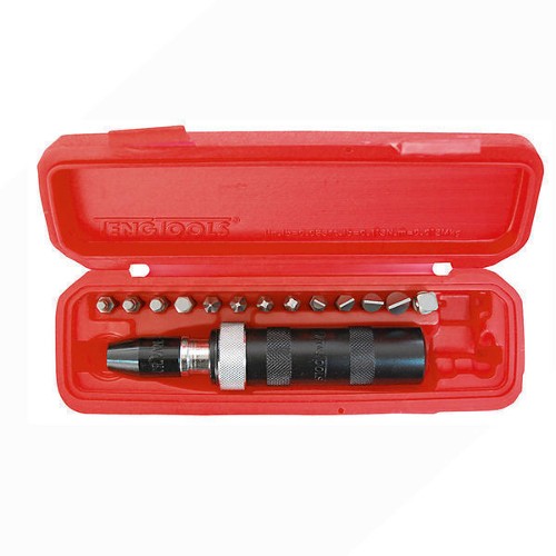 15 Piece 1/2" Drive Reversible Impact Driver Set
