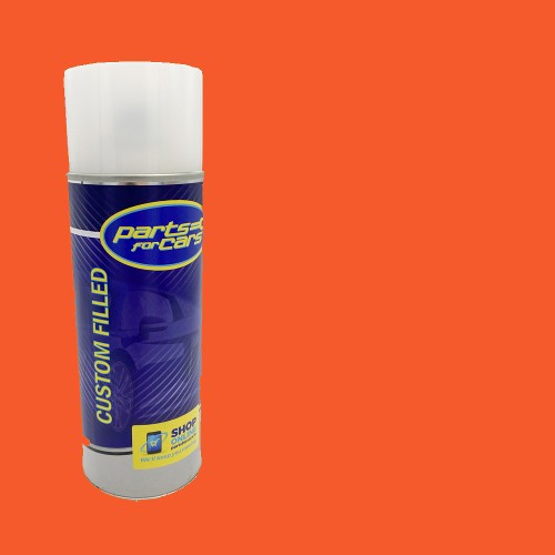 Toyota Orange Acrylic Topcoat Spray Paint Aerosol |500ml|