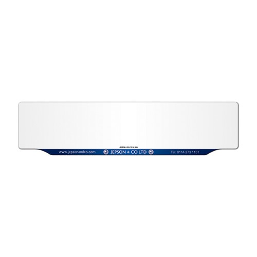 520x127mm - Acrylic - IRL Border - Extra Space at Bottom