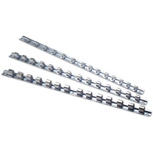 Socket Rails 1/4" 3/8" 1/2" (3 Pieces)