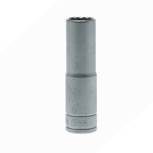 1/2" Deep Socket 12 pt Metric 15mm