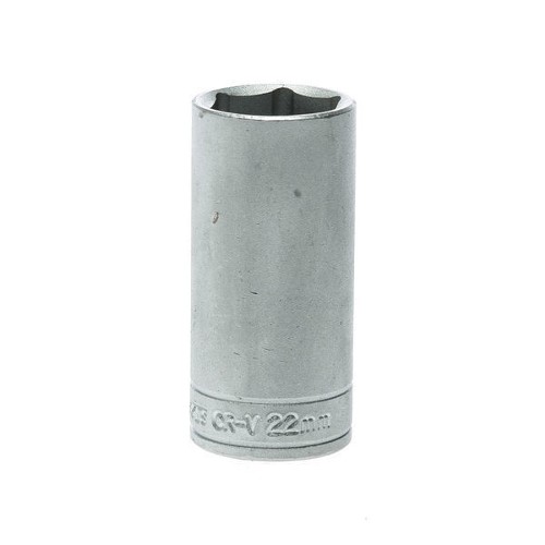 3/8" Deep Socket 6 pt Metric 22mm