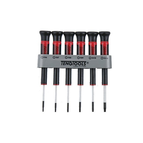 6 Piece TX Type Mini Screwdriver Set