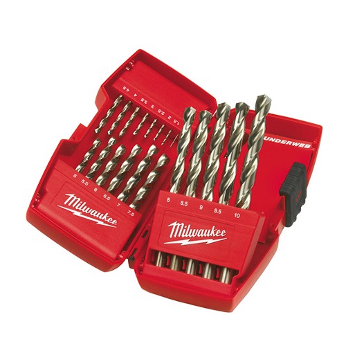 Thunderweb HSS-G Metal Drill Bit Set (19 Pieces)