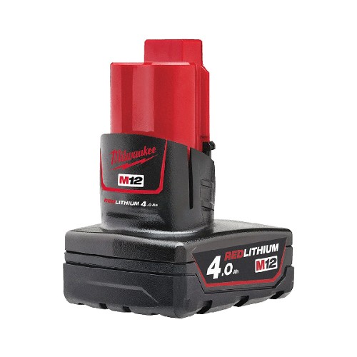 Milwaukee M12 B4 12V 4.0Ah RedLithium Battery