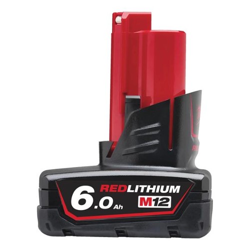 Milwaukee M12 6.0Ah Red Lithium-Ion Battery