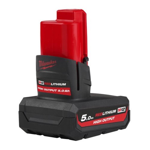 Milwaukee 12v 5ah High Output Red Litihum Battery