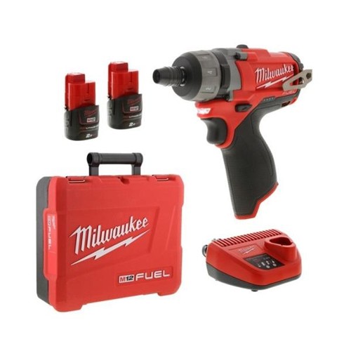 Milwaukee M12CD-202C 12V Fuel Compact Cordless Screwdriver (2x2.0Ah)