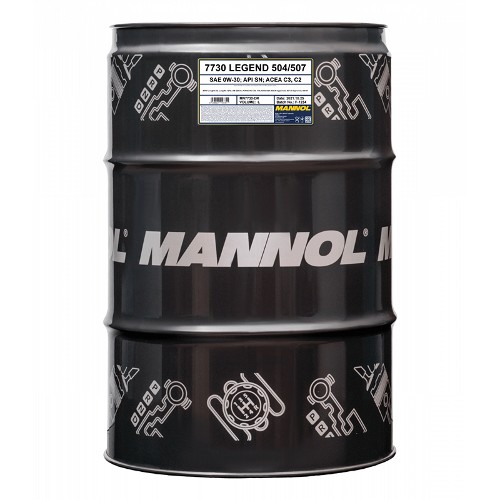 Mannol 0W-30 Fully Synthetic C2 C3 VW504/VW507 |208L|