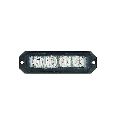 STROBE LED AMBER 12/24V 4X3W R65/R10 IP65 DP