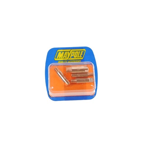 WELD - 5X WELDING TIPS 6mm thread x0.6mm x25mm length MB15 D