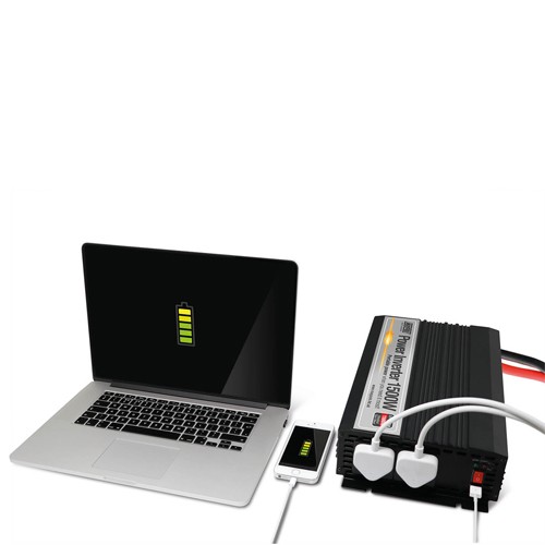 Power Inverter - 12V to 230V (1500W)