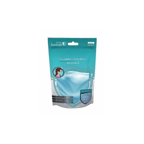 Light Grey Fabric Reusable Mask (1 Mask) (GB 18401)