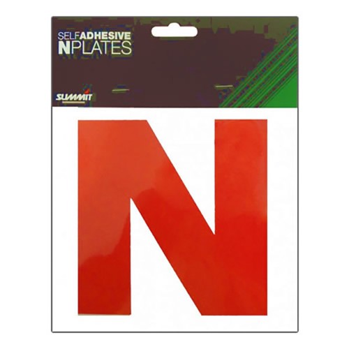 Stick on N Plates (10 Pairs)