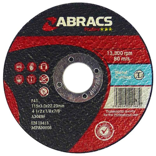 Cutting Disc - DPC Metal Cutting Disc | 115mm x 3.0mm x 22mm |