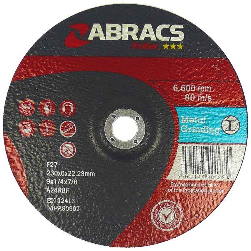 Grinding Disc - DPC Metal | 115mm x 6.0mm x 22mm |