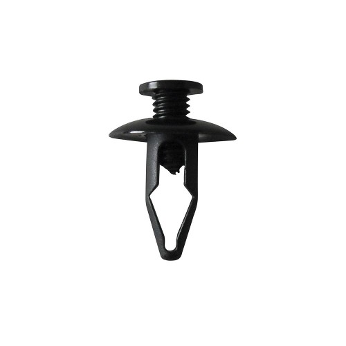 8mm Screw Rivet - Black - Nissan/Mazda/KIA/Ford (Pack of 10)
