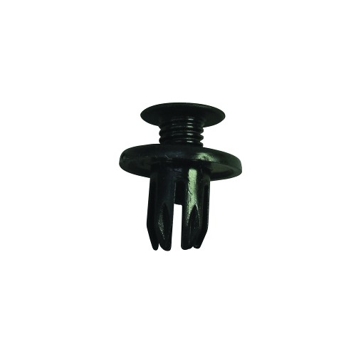 10mm Screw Rivet - Black - Honda/Mazda/Nissan/Ssang Yong/Toyota/Land Rover/MINI (Pack of 10)