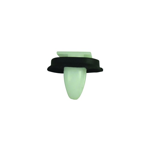 10 FASTENERS - MOULDING CLIP 8mm WHITE FIAT/CITROEN/PEUGEOT