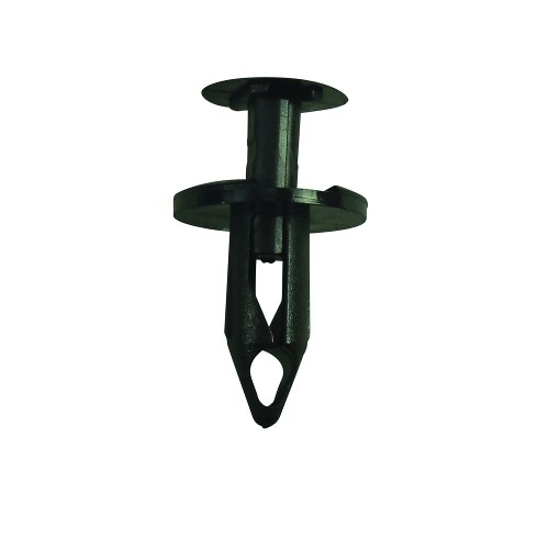 9mm Push Rivet - Black - Vw/Audi/GM/Ford/Renault/Chrysler (Pack of 8)