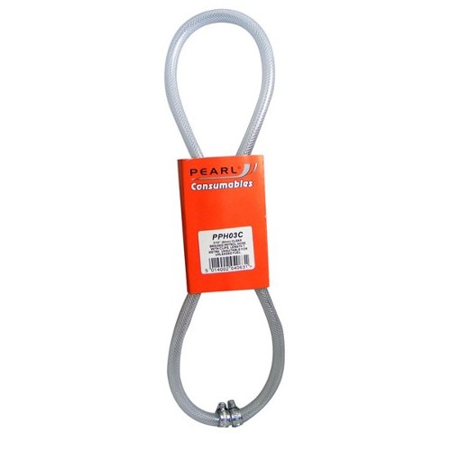 8mm Fuel Hose Clear Braided (1m with Clips)