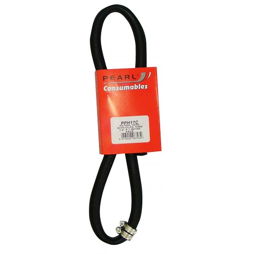 Pearl Rubber Hose Fuel 12Mm X 1M (Inc Clips)