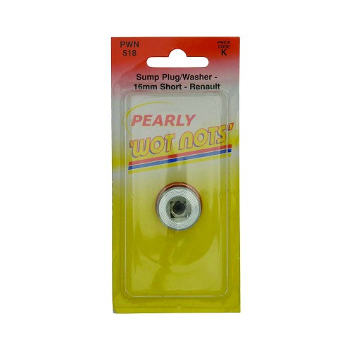 SUMP PLUG/WASH.16MM.RENAULT