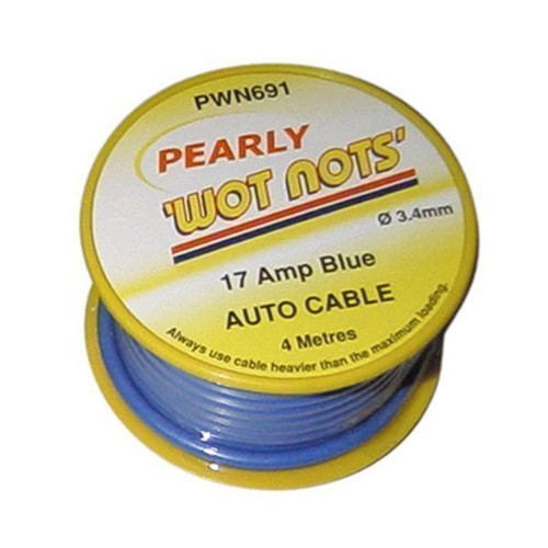 Wiring Cable Single Core 17AMP X 4M BLUE