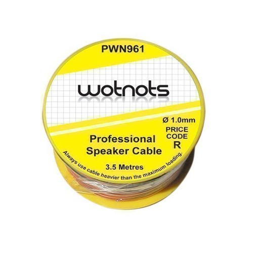 WIRING CABLE REEL SPEAKER  GOLD 1MM 3.5M