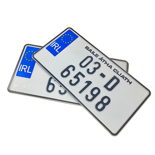 Irish Japanese Size - Metal Pressed Plate (1x Plate)