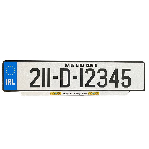 Standard Irish Plastic Plate with Printed Lip (1x Plate)