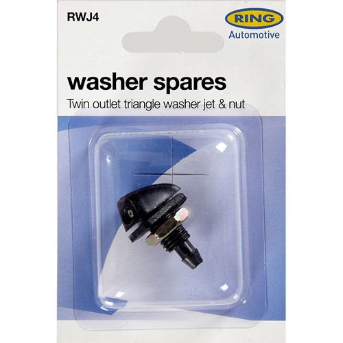 Twin Outlet Triangle Washer Jet and Nut