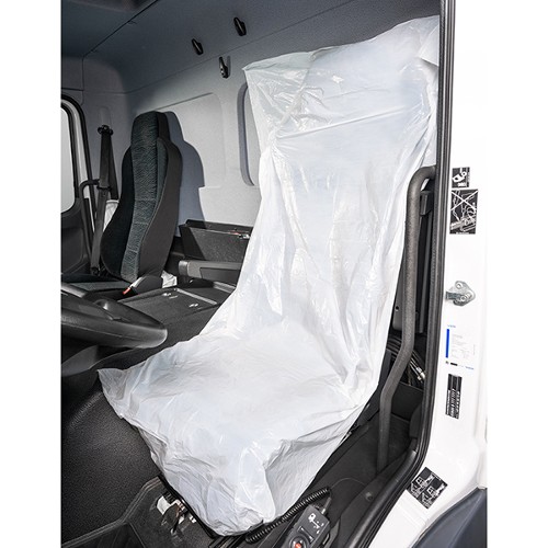 Heavy Duty - White - X Large Seat Covers (500 Pieces)