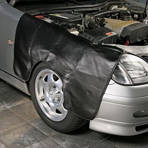 Wing Covers Black with Magnets 110x63 cm