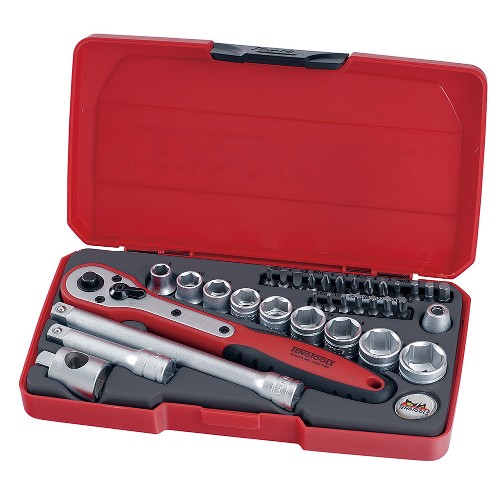 3/8" Socket Set 6 pt 34 Pieces