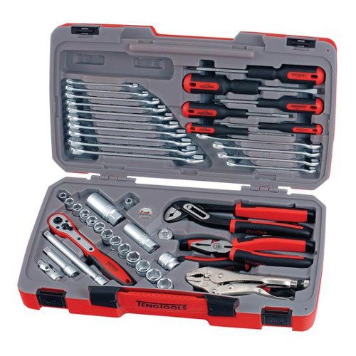 MECCA PRO 3/8" Socket & Tool Set mm/AF 48 Pieces