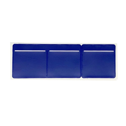 Blue Tripple Pocket Tax Disc Holder
