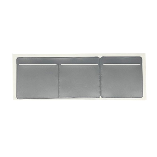 Silver Tripple Pocket Tax Disc Holder