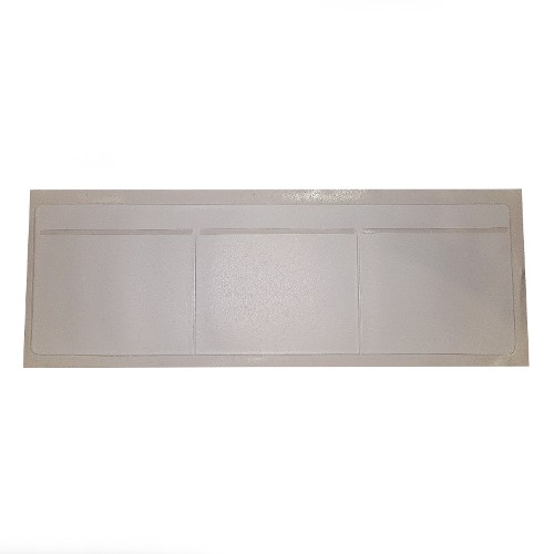 White Tripple Pocket Tax Disc Holder