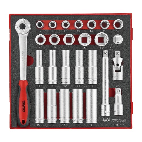 27 Piece 1/2" Drive EVA Socket Set