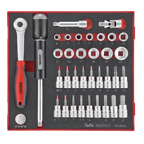 36 Piece 3/8" Drive EVA Socket Set