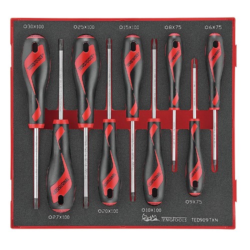 9 Piece EVA TX Screwdriver Set