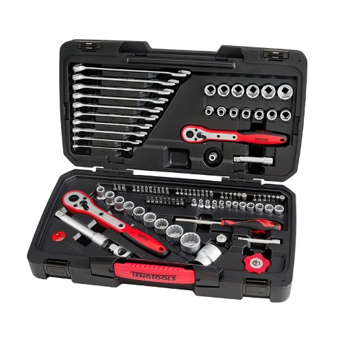Teng Tools 98 Piece Socket & Bit Set - 1/4 3/8 1/2 inch drive
