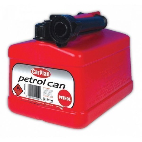 CarPlan Tetra Can Petrol Jerry Can Red |5L|