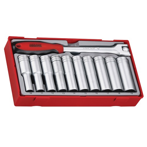 11 Piece 1/2" Drive Deep Socket Set