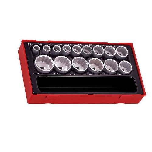 15 Piece 1/2" Drive AF Socket Set