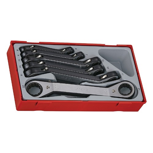 Ratcheting Ring Spanner Set TT1 6 Pieces