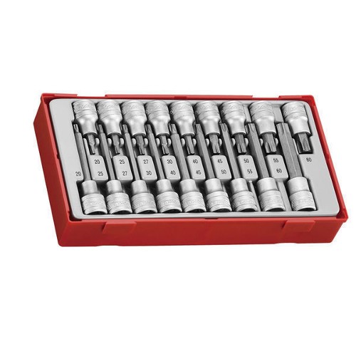 18 Piece 1/2" Drive TX Bit Socket Set