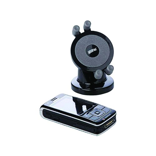 IPOD PDA AND MOBILE ROTATING HOLDER. BLACK
